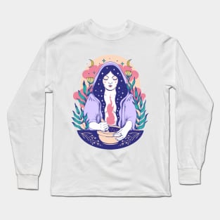 Eir healer goddess Long Sleeve T-Shirt